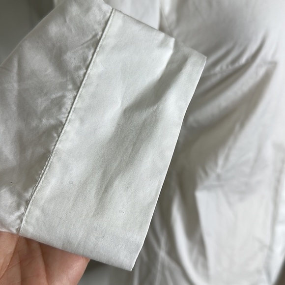 AKRIS Punto Long Sleeve Button Down Tunic Shirt in White 8 - Picture 3 of 11